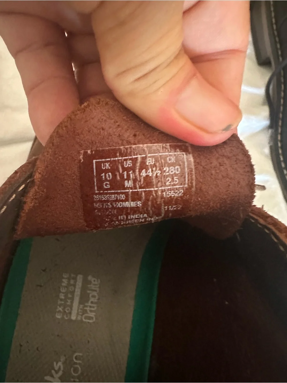 Clarks Brown Leather Chukka Boots with Tan Laces